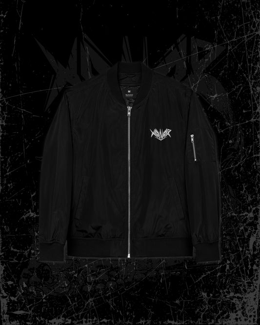 XONOR Stitched Logo Recycled Bomber Jacket