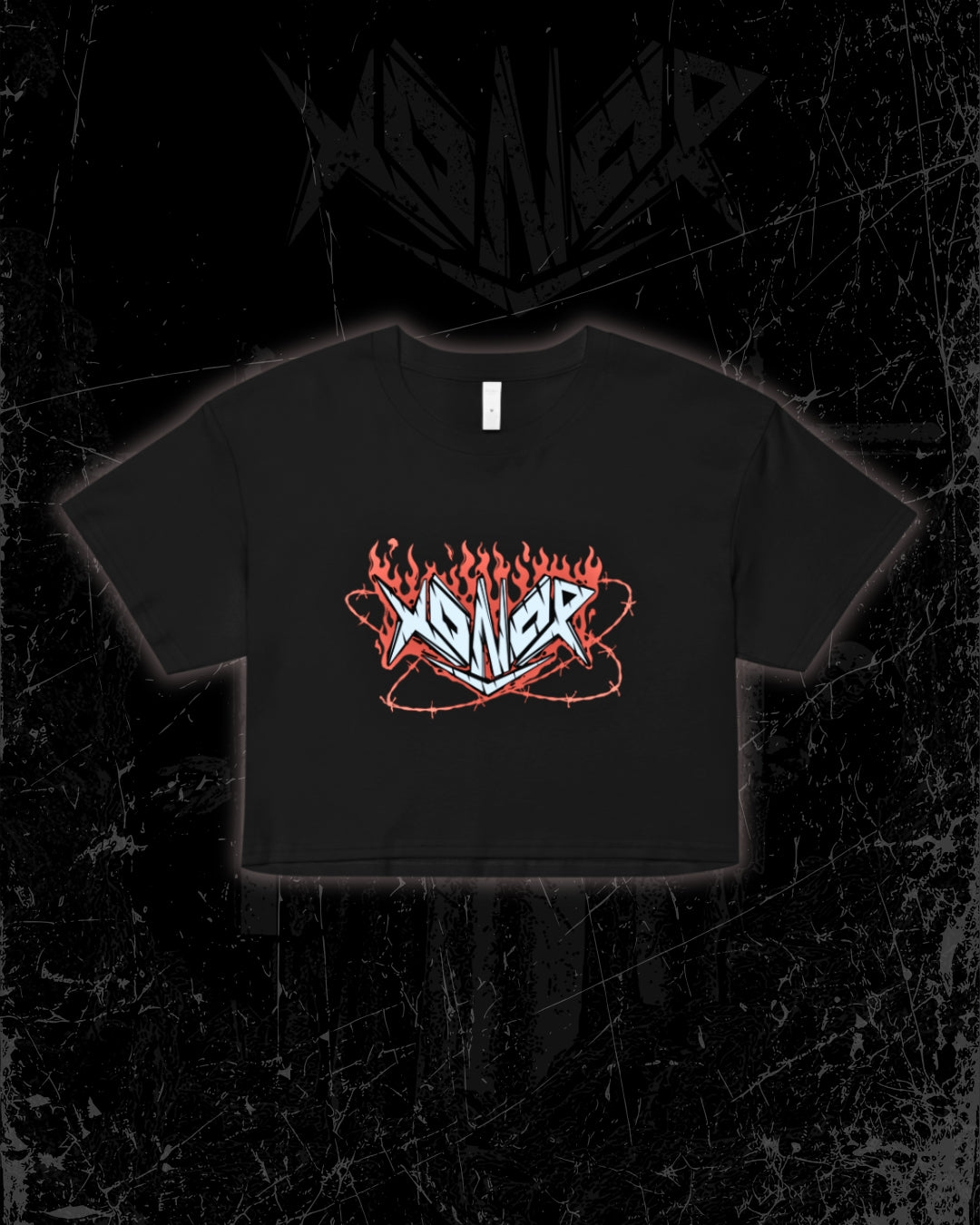 'BURN' Crop Top