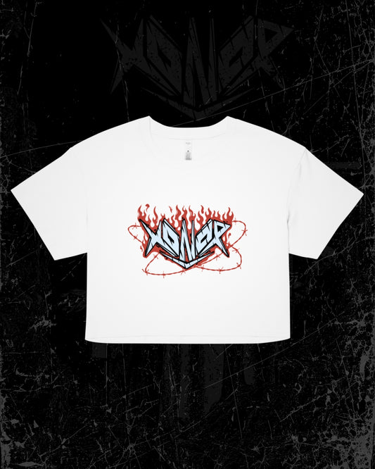 'BURN' Crop Top